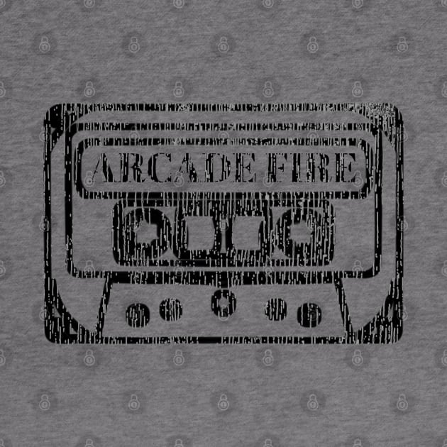 Arcade fire cassette by Scom
